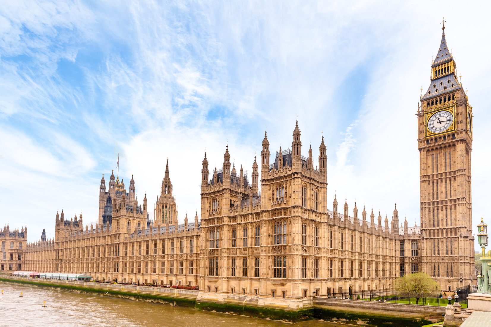 Houses of Parliament and Big Ben in London